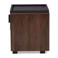 thumbnail image 5 of Bowery Hill Two-tone 1-Drawer Wood Nightstand in Gray and Walnut, 5 of 8