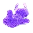 thumbnail image 3 of Guante de masaje en forma de palma, masajeador corporal con 9 rodillos de 360 grados, bola de rodillos de metal, cuidado corporal de belleza (púrpura) Xemadio SNFLD1708, 3 of 9