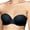 Black Bras for Women, variant on SMihono Stylish Women's Push Up Strapless Bra Thick Padded Underwire Convertible Multiway Bras Removable Shoulder Strap Daily Bra Black 2