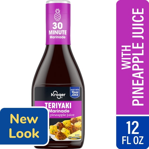 Kroger Teriyaki Pineapple Marinade 12 fl oz - Pack of 1