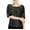 Black, variant on Women Summer Tops Blouse Fashion Casual Sequins Party Top Tops Women Shirt Crop Coctail Women's Blouse Leopard Print Loose V Neck T Shirts Long Sleeve Dress Shirts for Solid Long Sleeve Silver M