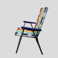 Mainstays High Back Steel Frame  Strap Chair, Multicolor2 Pack