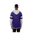 thumbnail image 5 of Men's New Era Purple Baltimore Ravens Twofer Layered Long Sleeve Hoodie T-Shirt, 5 of 5