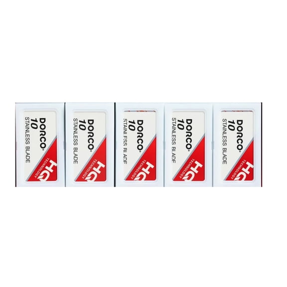 Dorco ST301 Stainless Double Edge Blades, 50 ct