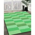 thumbnail image 3 of Ahgly Company Machine Washable Indoor Rectangle Transitional Green Area Rugs, 7' x 9', 3 of 7