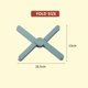 thumbnail image 5 of 2 PIEZAS Colchonetas Plegables Resistentes al Calor Antideslizantes Multiusos Soporte para Olla Posavasos, 5 of 9