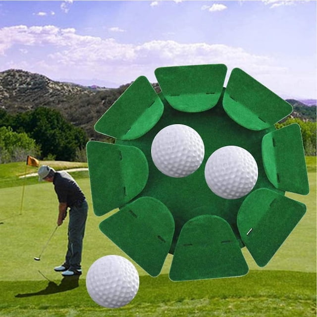 Disco de práctica de Putter de copa de hoyo de golf con superficie flocada para entrenamiento