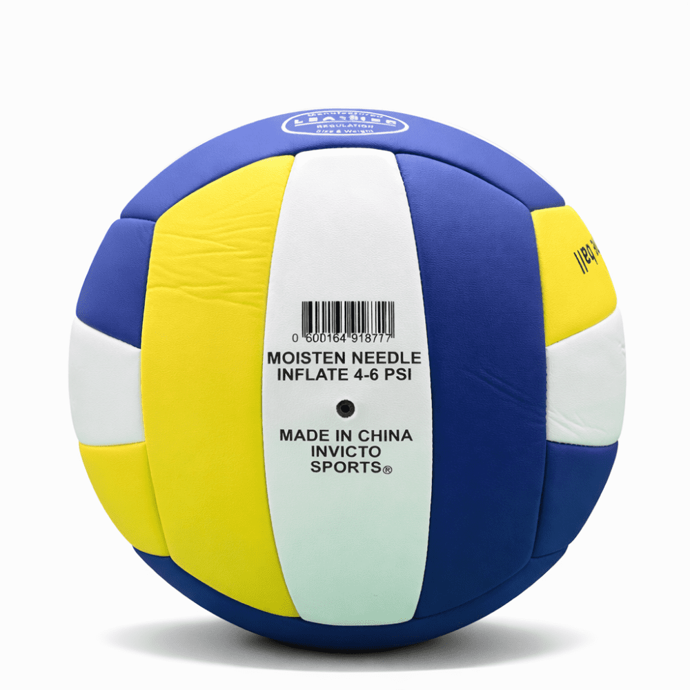Invicto Premium Leather Volleyball, Official Size and Weight, 3 Stylish Designs, Unisex