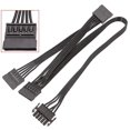 thumbnail image 3 of 5pin To 3 Port Sata Peripheral Power Supply Cable For Enermax Modular Psu, 3 of 4