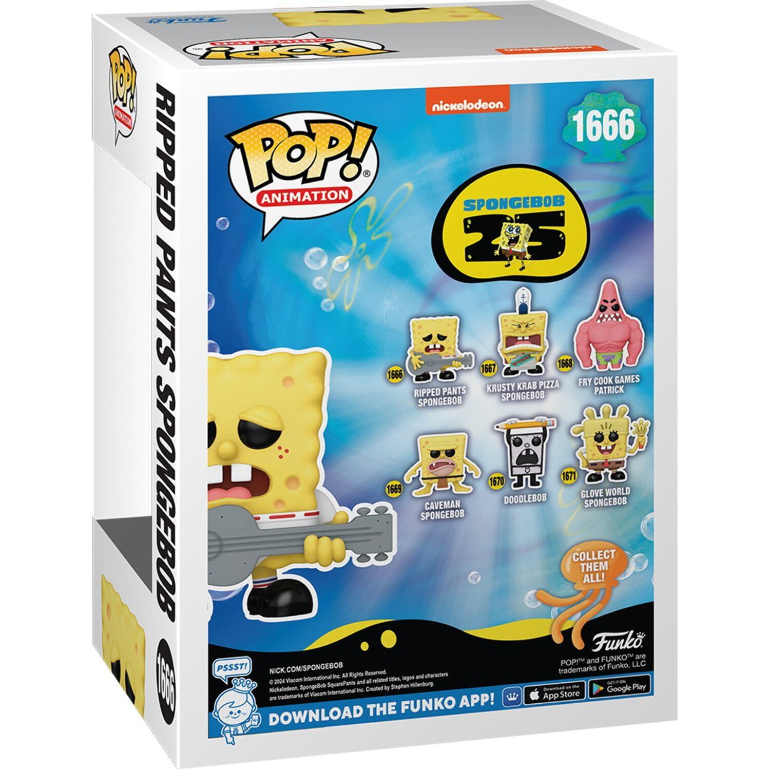 Funko, POP Animation Vinyl Figure, SBS 25th Caveman SB, 4 inches