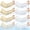 White, Beige, variant on 8 pair Soft Breathable Protective Arm Sleeves for Elderly Thin Skin, Bruise & Abrasion Prevention Sleeves for Men Women