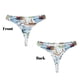 thumbnail image 3 of Balery Watercolor Sailboat Tangas de Algodón para Mujer con Estampado – Ropa Interior Sexy, Transpirable, G-string-Medium, 3 of 6