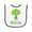 White and Black, variant on Inktastic Believe in Broccoli Baby Terry Cloth Bib