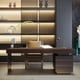 thumbnail image 3 of Reception Conference Desk Organizer Corner Storage Vanity Office Desk Writing Drawers Mesa De Escritorio Office Desk Accessories My Lux Decor Round, 3 of 12