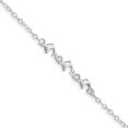 thumbnail image 1 of 925 Sterling Silver Sea Dolphin Ocean Fish Beach Nautical Anklet Life, 1 of 5