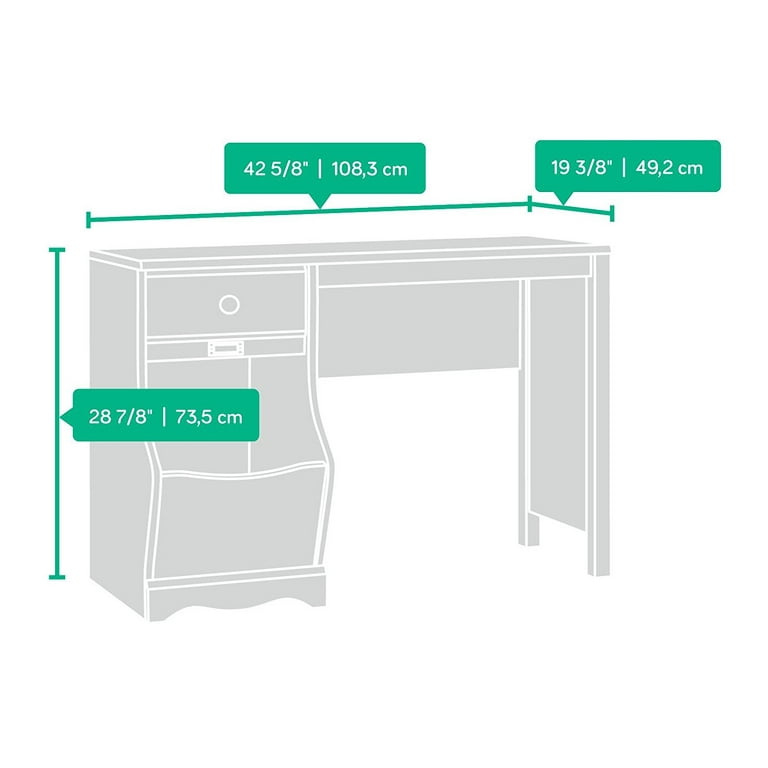 Sauder Pogo Desk for Children Soft White Finish