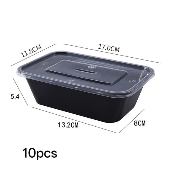 CCOCC Reusable To-Go Food Meal Prep Storage Containers with Leak Proof Snap Lids | | 24Oz | 710Ml | 10-Pack