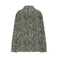 thumbnail image 4 of ClodeEU Women's Shirt ,Fashionable Printed Elegant, Lapel Casual Long Sleeved Shirts Multicolor,Womens Plus M, 4 of 5