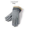 thumbnail image 1 of Guantes de invierno para mujer con pantalla táctil, dedos, mensajes de texto, puños elásticos, guantes térmicos a prueba de viento, 1 of 4