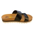 thumbnail image 3 of Reef Women's Cushion Vista Hi Slip On Two-Strap Chunky Sole Sandal (Black, 6), 3 of 6