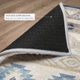 thumbnail image 6 of Addison Rugs Dream Shag Premium Machine Washable Transitional Aztec Taupe Rectangle Rug, 9' x 12', 6 of 8
