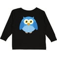 thumbnail image 3 of Inktastic Owl Bird Funny Gift Boys or Girls Long Sleeve Toddler T-Shirt, 3 of 5