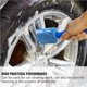 thumbnail image 4 of Riwesomey Cepillo para neumáticos, cepillos de limpieza de plástico lavables de fibra de coche absorbentes de polvo con tela de microfibra, cepillo para Automoción decorativa y accesorios, 4 of 8