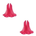 thumbnail image 3 of Guardurnaity Bufanda de empalme de bolas de lana Transpirable Pañuelo de moda Silenciador de diseño aerodinámico amigable con la piel para Four 8rosa roja 2piezas, 3 of 6