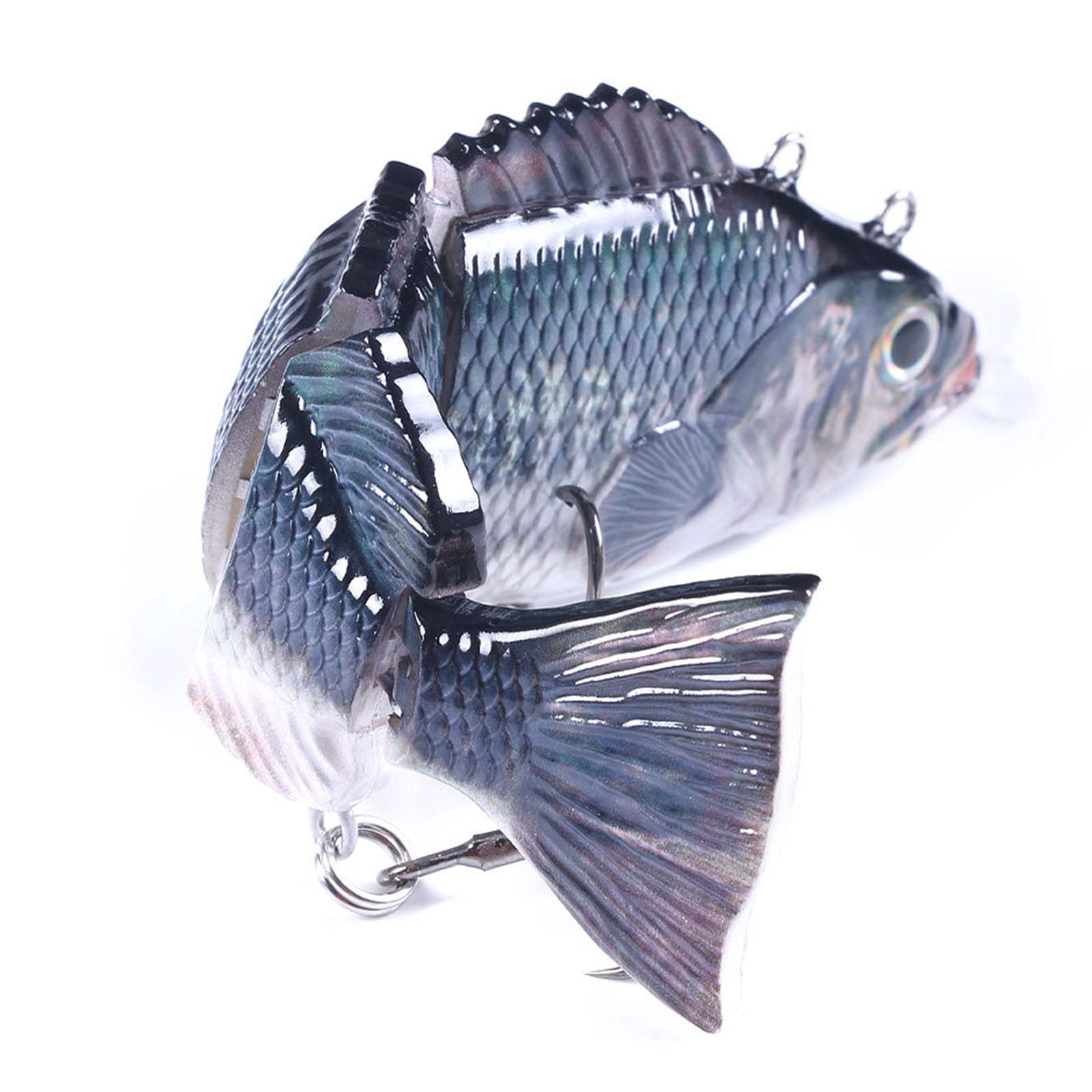 2025 Upgraded Robotic Fishing Lure - Self-Swimming Electric Bionic Swimbait with Multi-Jointed Design for Freshwater & Saltwater Fishing