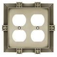 thumbnail image 2 of Franklin Brass Pineapple Double Duplex Wall Plate, Available in Multiple Colors, 2 of 2