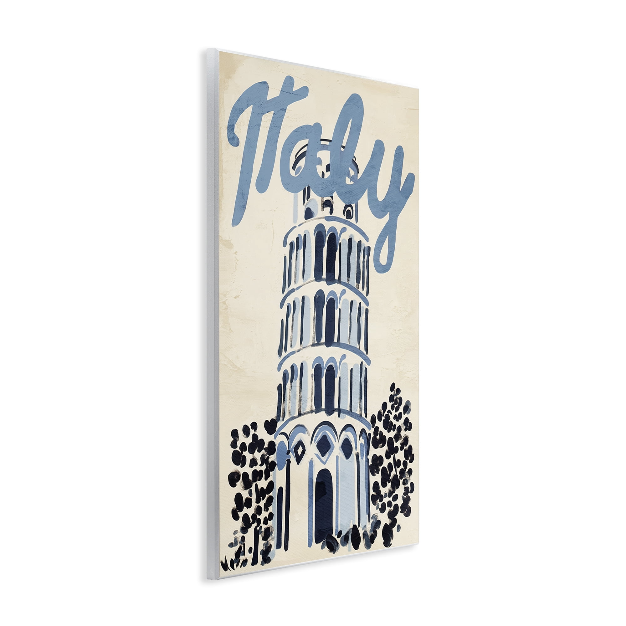 Stupell Industries Blue & Beige Italy Travel Wall Plaque Art, design by Annabelle Hall