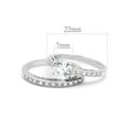 thumbnail image 4 of His and Her Stainless Steel 1.39 Ct Cz Bridal Ring Set and Men Zirconia Wedding Band Women's Size 06 Men's Size 08, 4 of 6