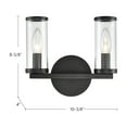 thumbnail image 5 of WV309022UBCG-Kuzco Lighting-Revolve - 2 Light Bath Vanity-Urban Bronze Finish, 5 of 7