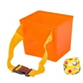 thumbnail image 4 of KLKCMS Seaux Poire Jeu de Lancer, Sacs de Sable à Lancer dans un Seau pour Enfants, Seau Orange Intérieur Extérieur, 4 of 9