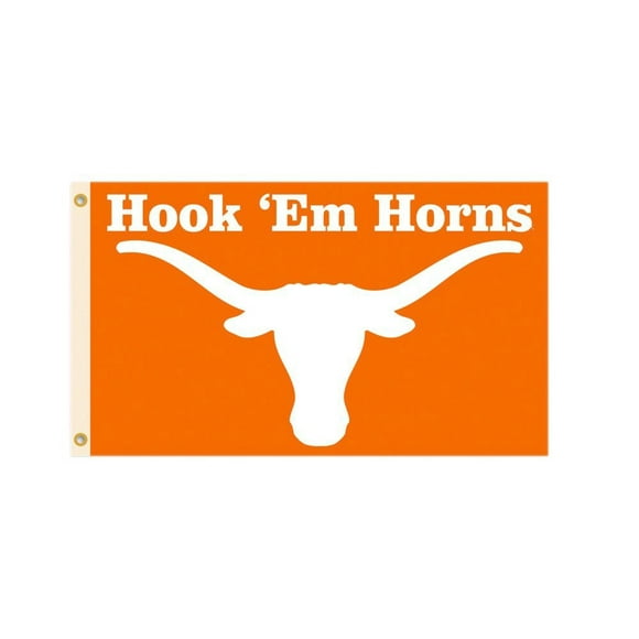 QIFEIHA Texas Longhorns Flag 3x5 Feet Banner Flag