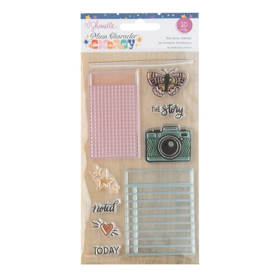 Shimelle Main Character Energy Clear Stamps-10/Pkg