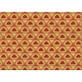 thumbnail image 1 of Ahgly Company Indoor Rectangle Patterned Scarlet Red Area Rugs, 8' x 10', 1 of 6