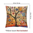 thumbnail image 4 of nygtbtfer Colorful Painting Trees European Square 2pcs Fashion Home Decor Pillowcase Color Candys Wave Throw Pillow Case with Hidden Zipper Decorative Pillowcase White, 4 of 7