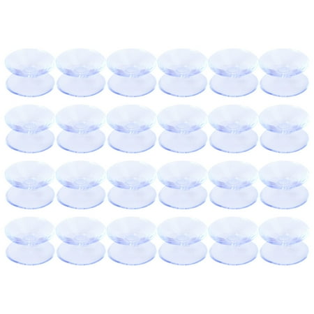 

24pcs Double Sided Suction Cups Glass Tabletop Bumpers Glass Tabletop Spacers