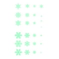 thumbnail image 1 of Party Electrostatic Snowflake Stickers, Fluorescent Glow Sticker, Window Christmas Decorations, 1 of 5