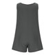 thumbnail image 4 of Traje de Hombro Fuera de las Mujeres de Color Sólido Elegante Cuello Redondo sin Mangas sin Botones con Bolsillos, Traje de Verano Casual, 4 of 9