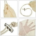 thumbnail image 3 of BQBQERT Multipurpose Cotton Vegetable Bags With Breathable Meshes Drawstring Fruit Bags For Fruit And Veggie Storage, 3 of 10