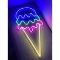 thumbnail image 2 of Handmadetneonsign Ice Cream Neon Sign, Ice Cream Led Sign, Ice Cream Led Sign, Custom Neon Sign, Home Decor, Bar Neon Sign, Entrance way decor, Wall Décor, 2 of 4