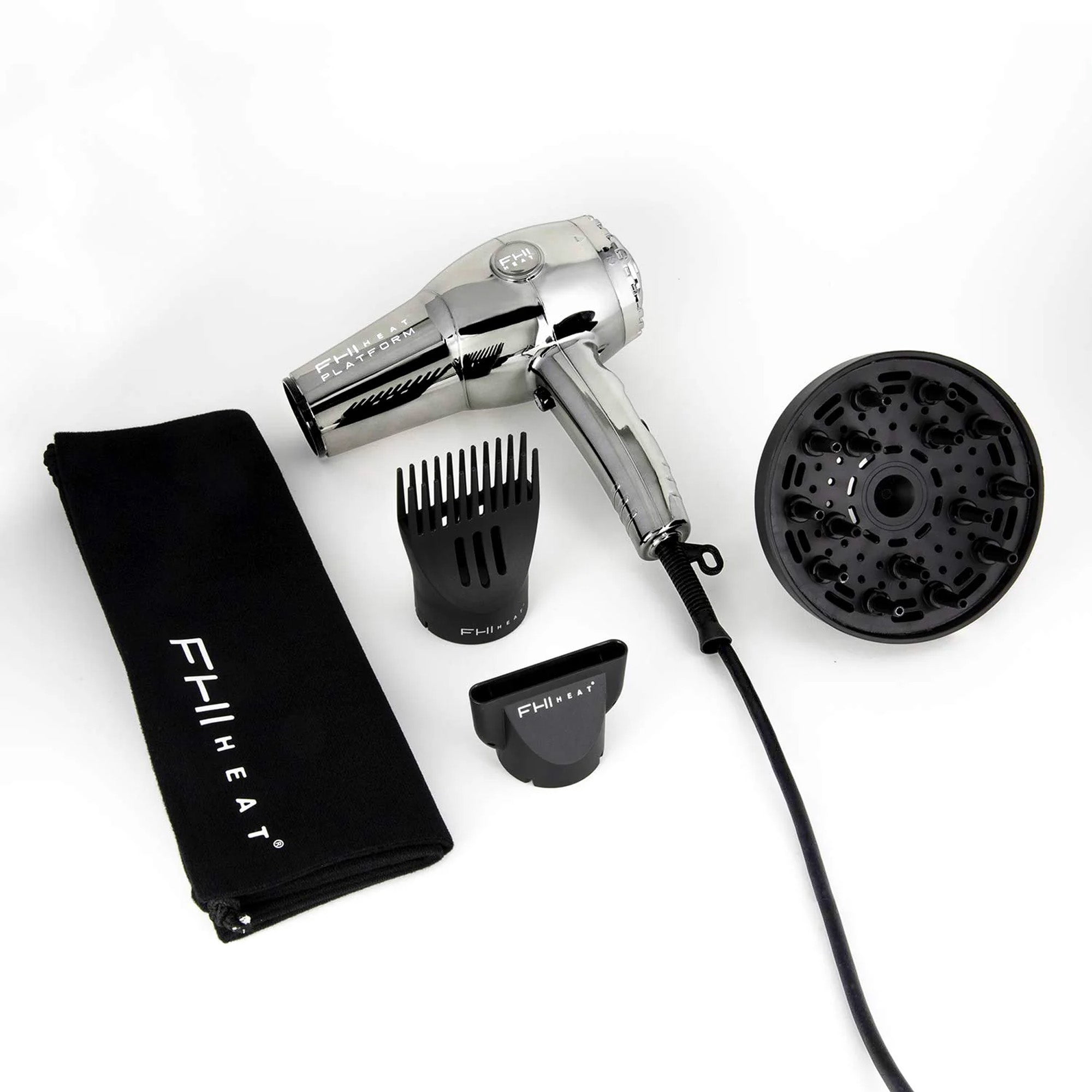 FHI Heat Platform 1900 Nano Lite Pro Hair Dryer, Grey Chrome
