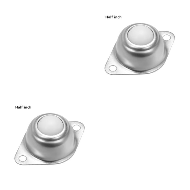 Kearding Rodamiento de transferencia de 360 ° resistente al desgaste, resistente al agua, a prueba de arañazos, ruedas de rodamiento universales, 0.5 pulgadas 2piezas Kearding CBP073240