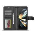 thumbnail image 7 of for Samsung Galaxy Z Fold 6 Flip Wallet Case, Classic Card Slots Kickstand Strong Magnetic Premium PU Leather Drop Protective Shockproof Phone Case for Samsung Galaxy Z Fold 6 5G, Black, 7 of 7
