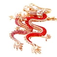 thumbnail image 2 of Dragon Rhinestone Keychain Car Keyring Purse Bag Pendant Decoration Hanging Keychain Accessory Creative Gift (Random Color), 2 of 8