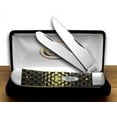 thumbnail image 4 of Case XX Knives Trapper - Honey Comb Etched Yellow Pocket Knife 80161 HC, 4 of 4