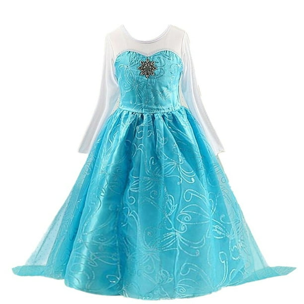 Vestido de reina de la nieve para niñas, Disfraces para Niñas, fiesta de carnaval, baile de graduación, bata, ropa para niños, vestido de princesa de 3 a 12 años, 2023 Fivean unisex