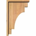 thumbnail image 3 of 5 1/2"W x 14"D x 22"H Mediterranean Smooth Corbel w/Backplate, Western Red Cedar, 3 of 9